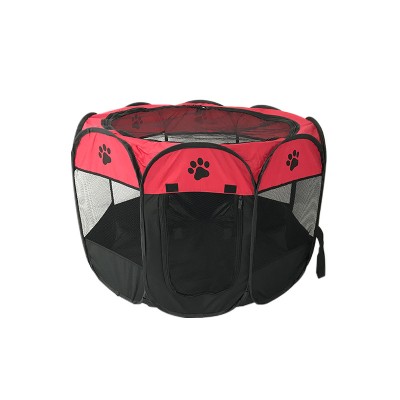 Pet Dog Cat Playpen Cage Oxford Dog tents are waterproof and scratch resistant cage fences