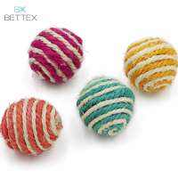 Sisal Rope Ball, Cat Pet Sisal Rope Weave Ball Teaser Cat Rope Ball Toy